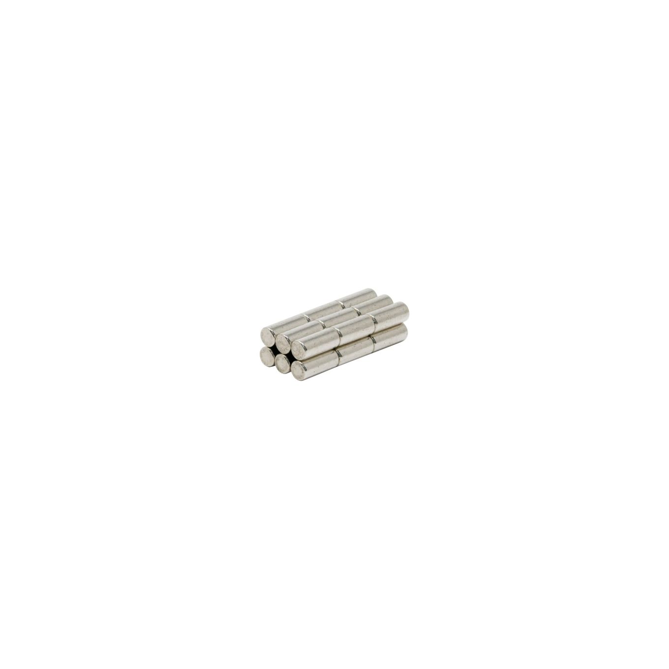 1,3mm Durchmesser x 3mm Dicke Neodym-Magnet N35 - 0,08kg Zugkraft
