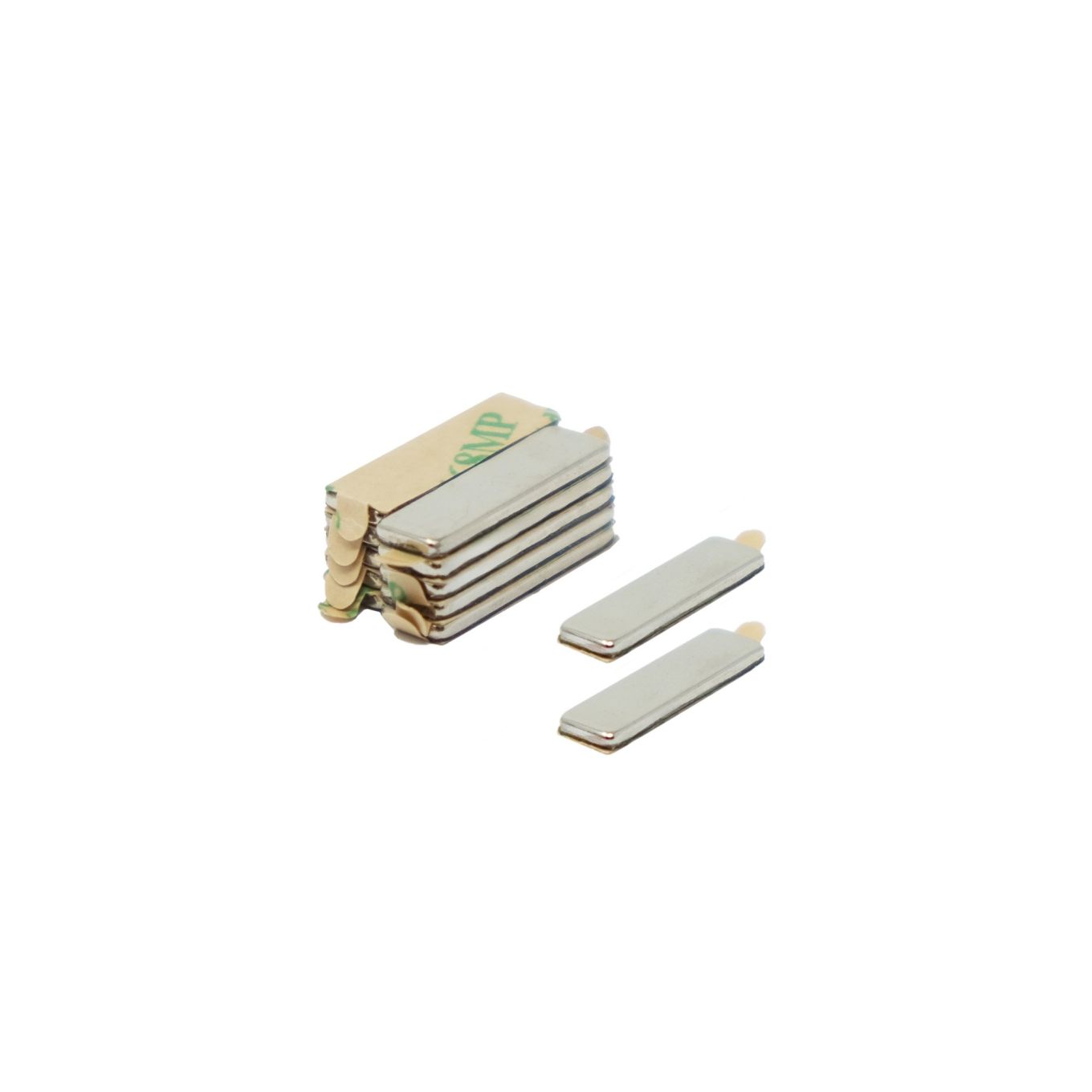 Selbstklebender 20 x 6 x 1,5mm dicker N42-Neodym-Magnet – 1,6kg Zugkraft