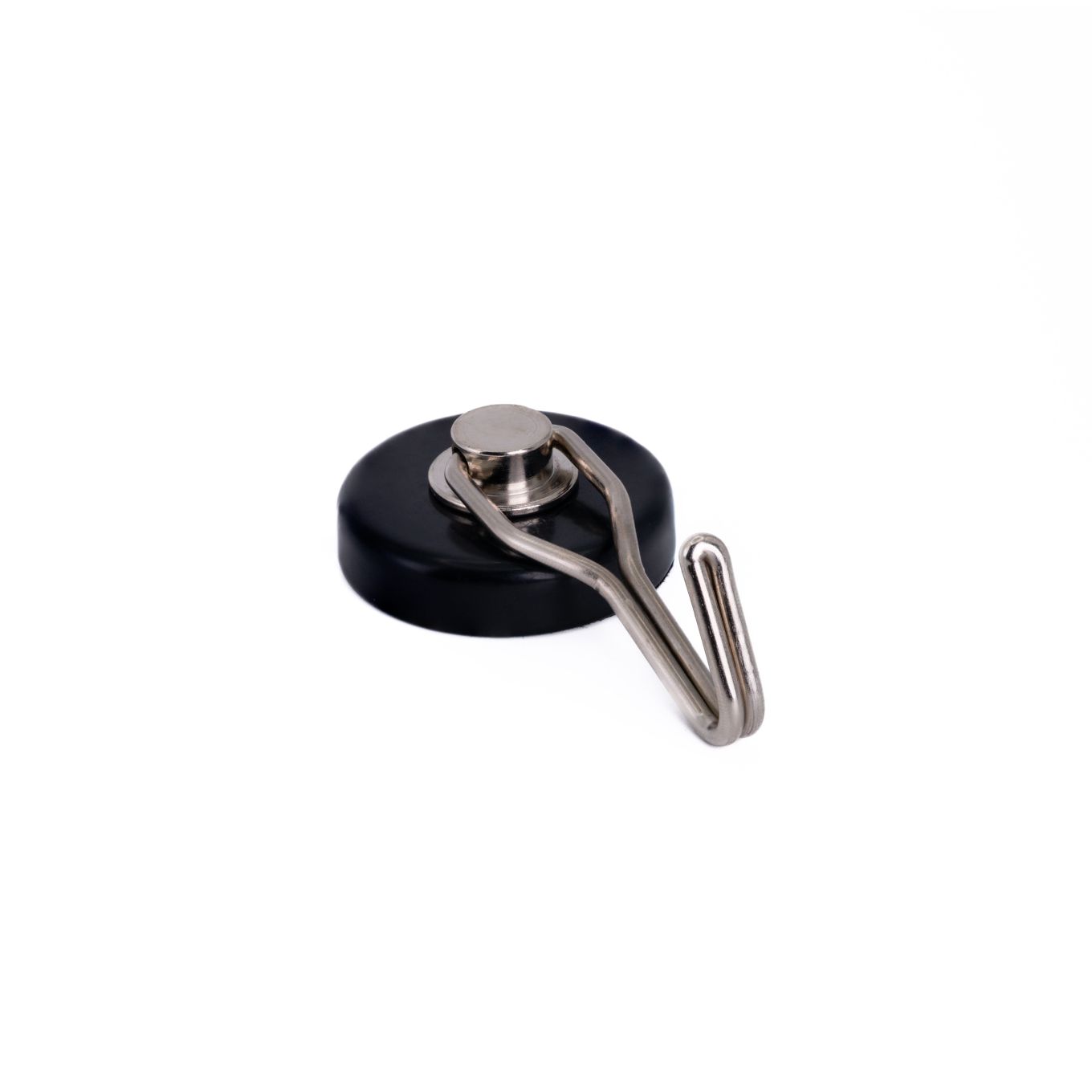 Ferrit-Topfmagnet mit 36mm Durchmesser und drehbarem Haken – 2,3kg Zugkraft
