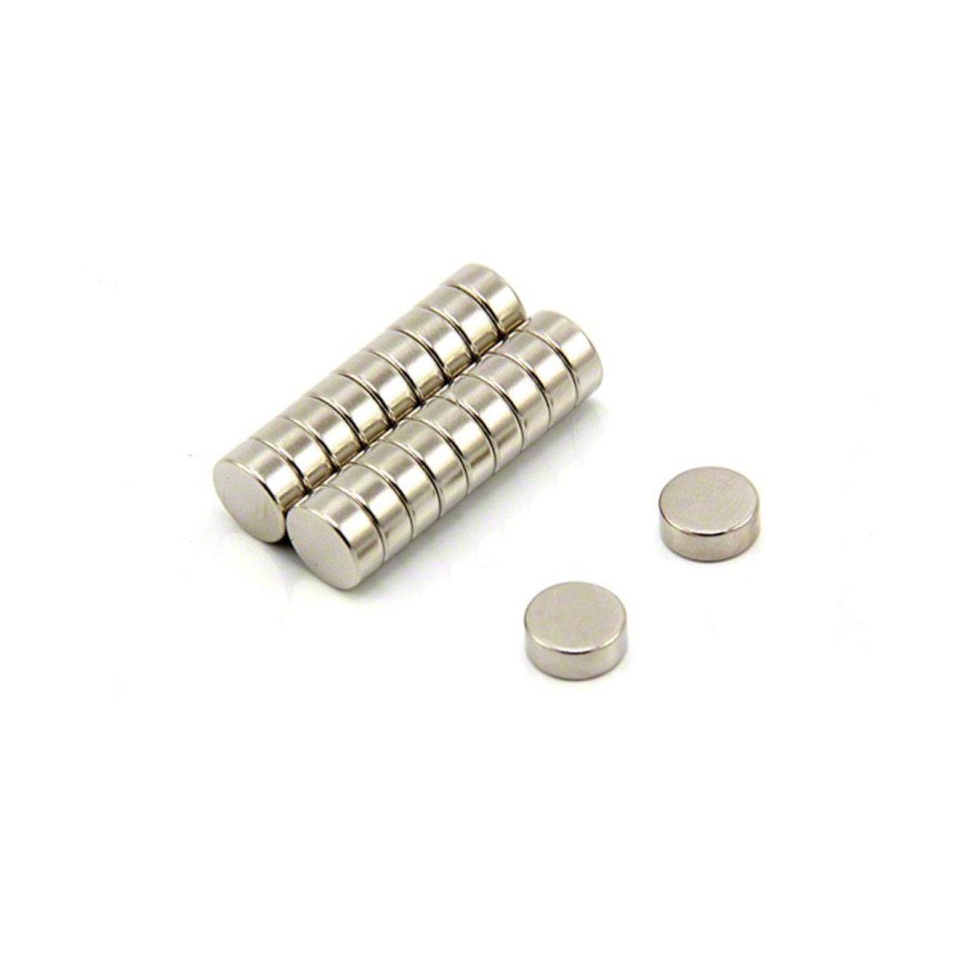 10mm Durchmesser x 4mm dicker N42-Neodym-Magnet – 2,6kg Zugkraft