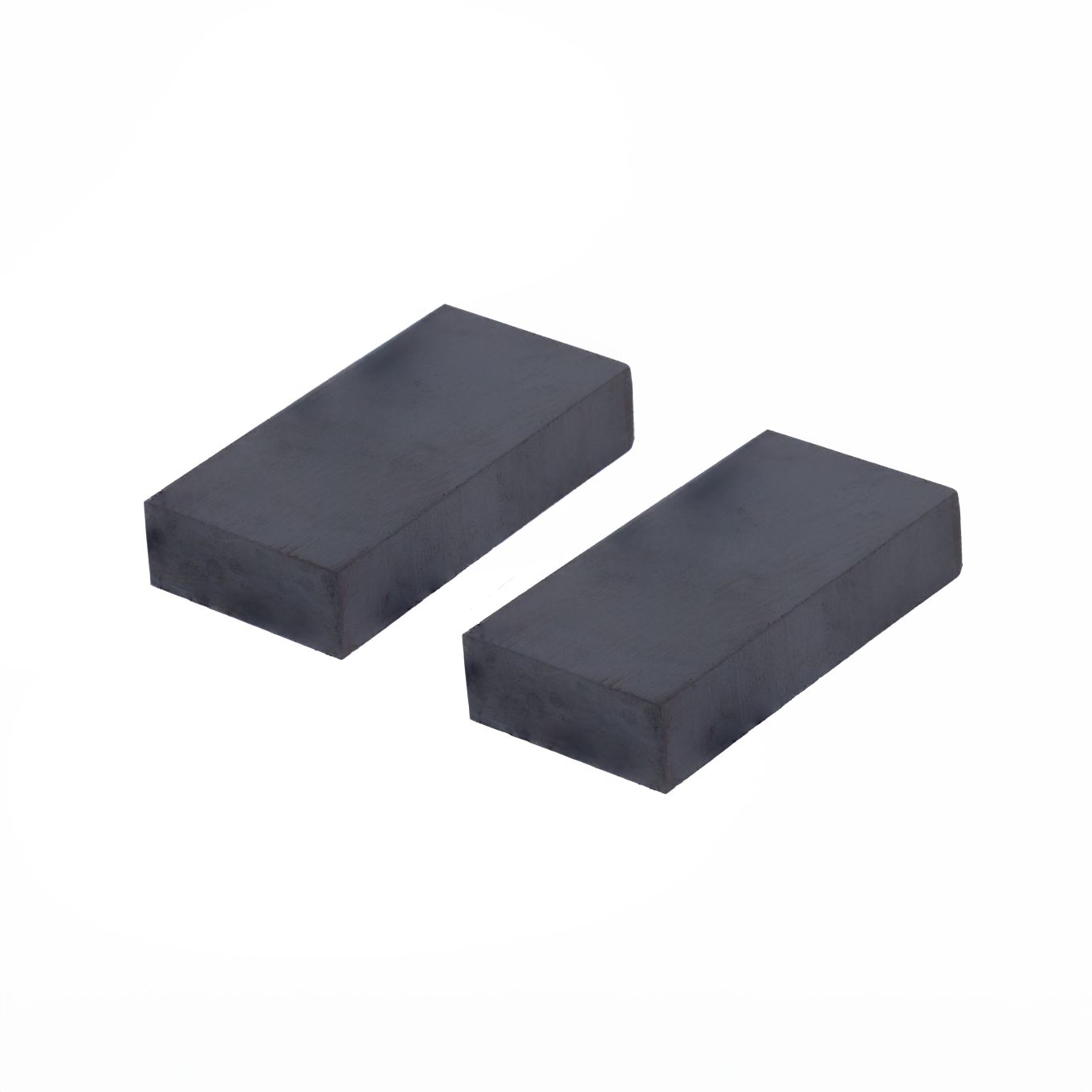 50 x 25 x 10mm dicker Y30BH Ferritmagnet - 3.6kg Zugkraft
