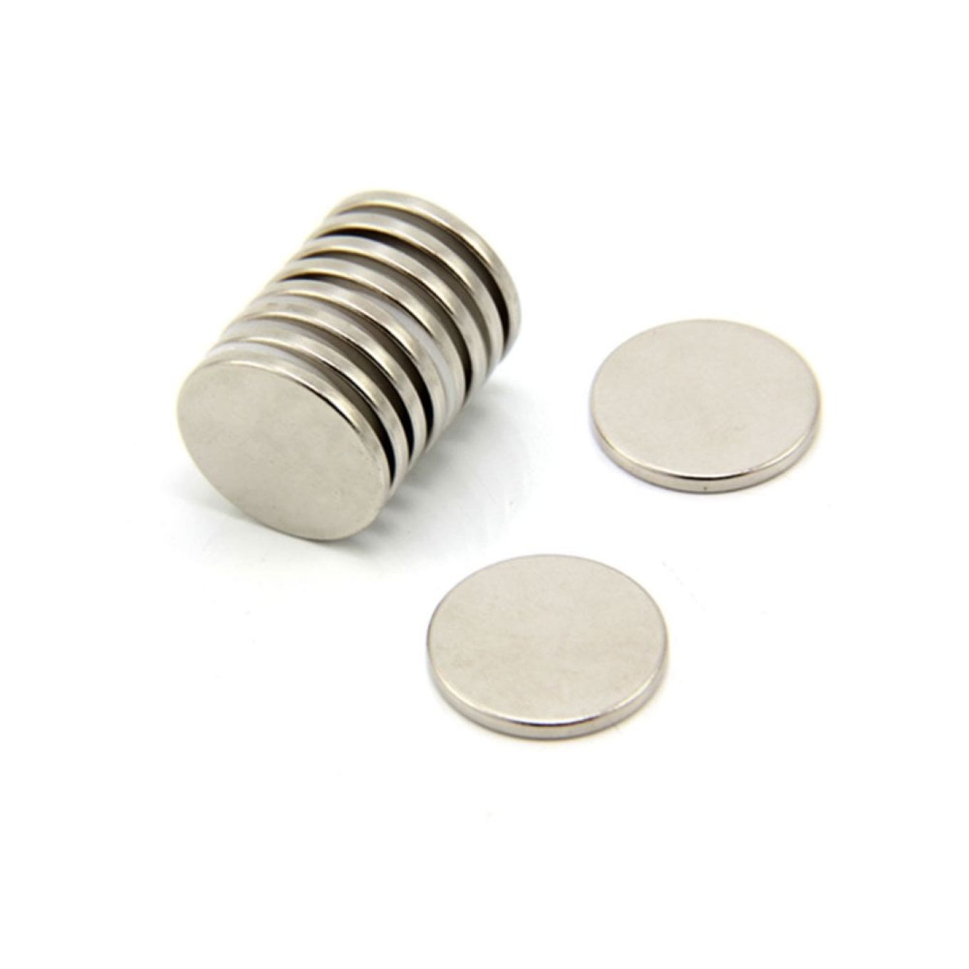 20mm Durchmesser x 2mm dicker N35-Neodym-Magnet – 2,3kg Zugkraft