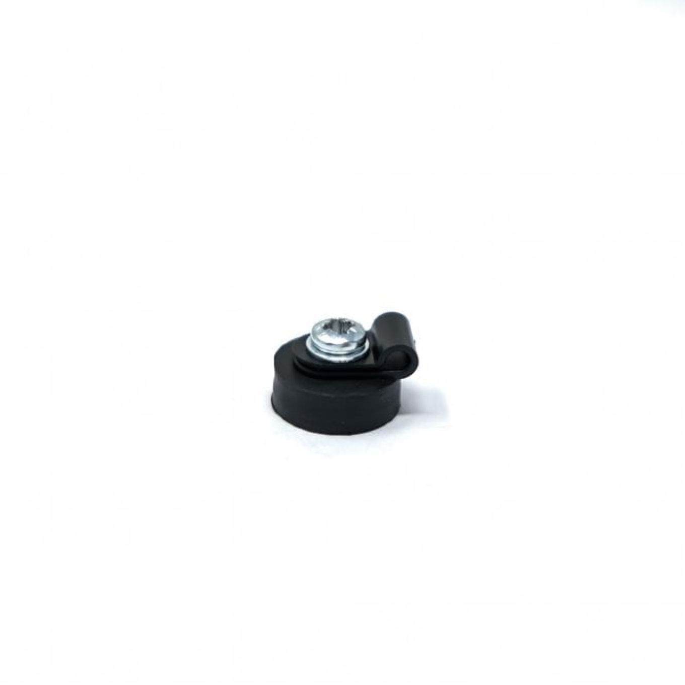 18mm Durchmesser X 6mm Hoher Gummi Kabel Kabel Haltmagnet Mit 3,1mm Kabelclip - 1,6kg Zug