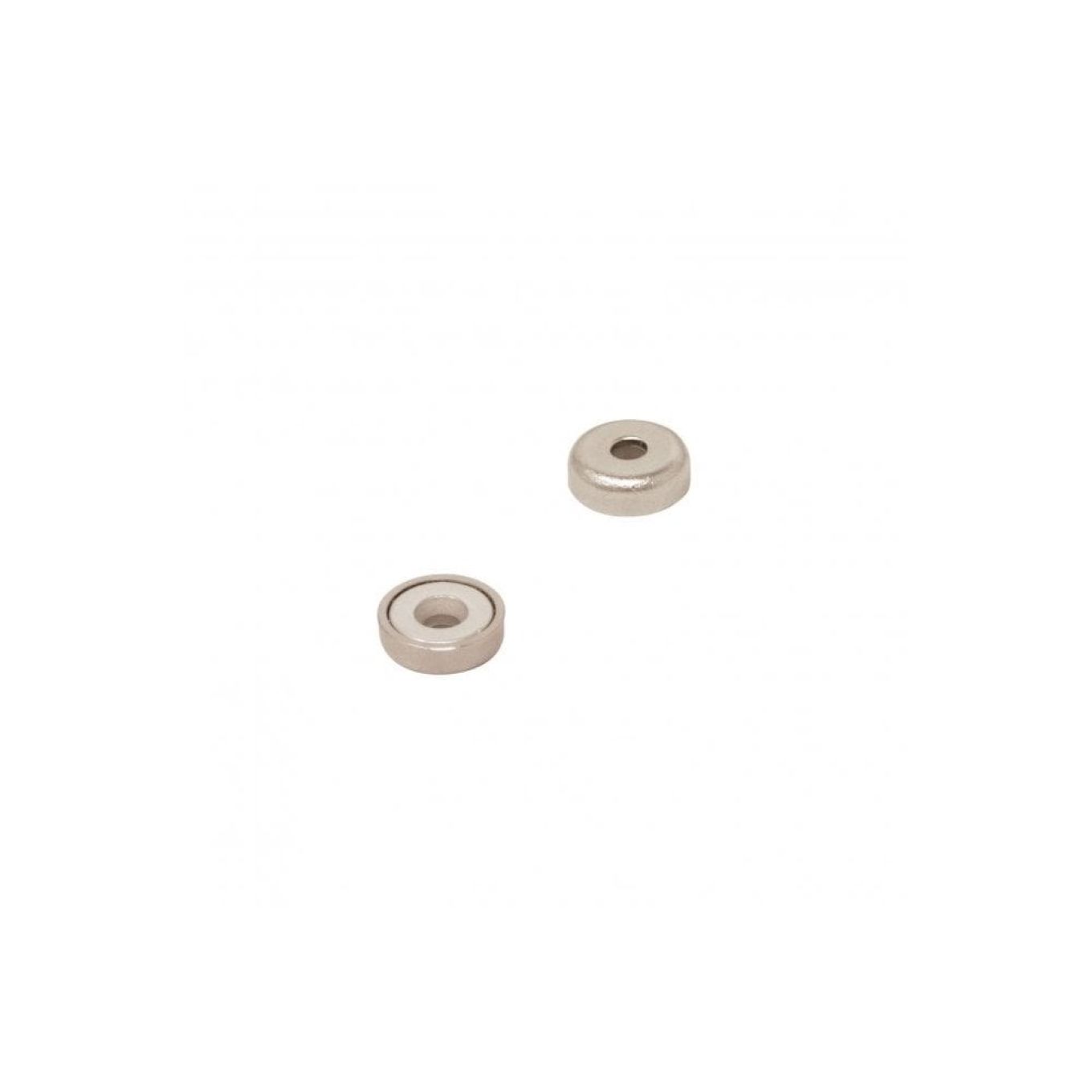 12mm Durchmesser x 4,5mm Dicke x 3mm mit N42-Neodym-Topfmagnet – 3,9kg Zugkraft