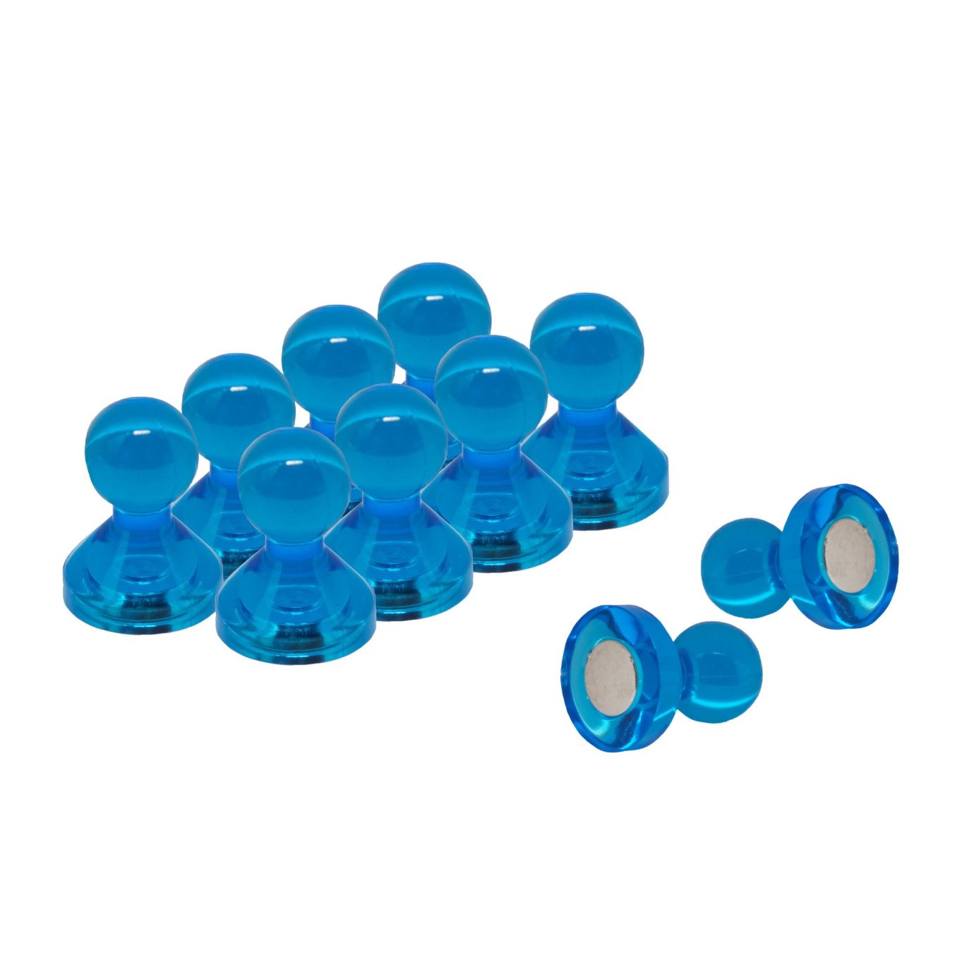 Mittlerer Acryl-Push und Pin-Magnet