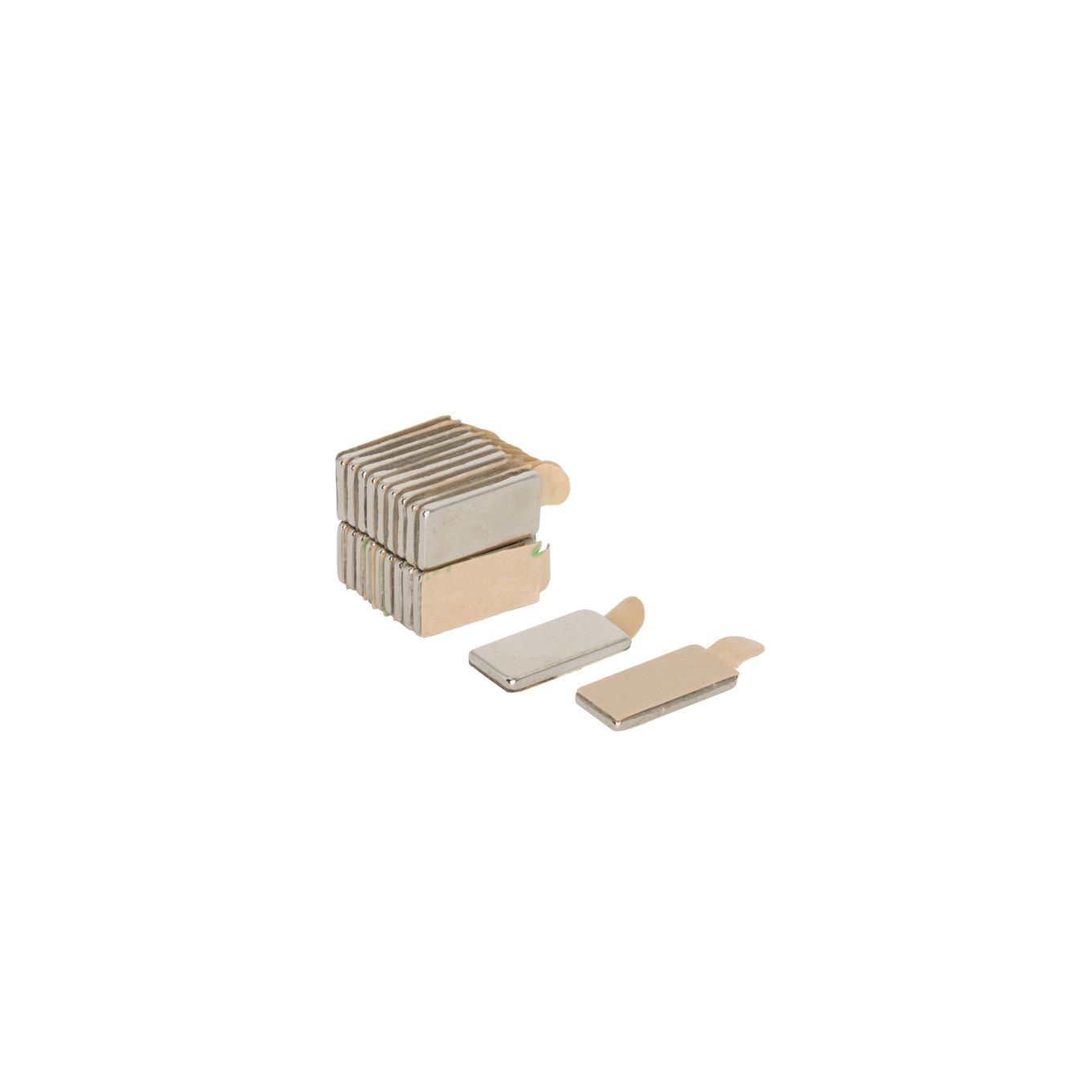 Selbstklebende 10 x 5 x 1mm dicke N42-Neodym-Magnete – 0,6kg Zugkraft