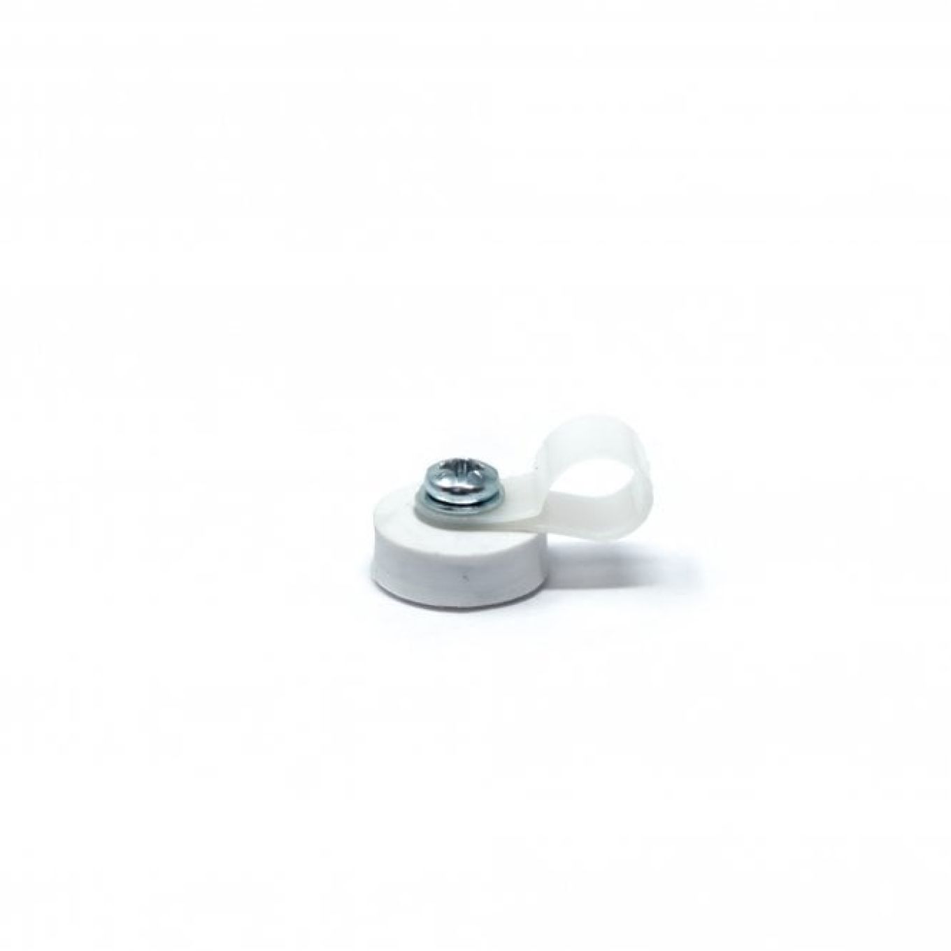 18mm Durchmesser x 6mm Höhe, gummibeschichteter Kabelhaltemagnet mit 9,5mm Kabelklemme – 1,6kg Zugkraft