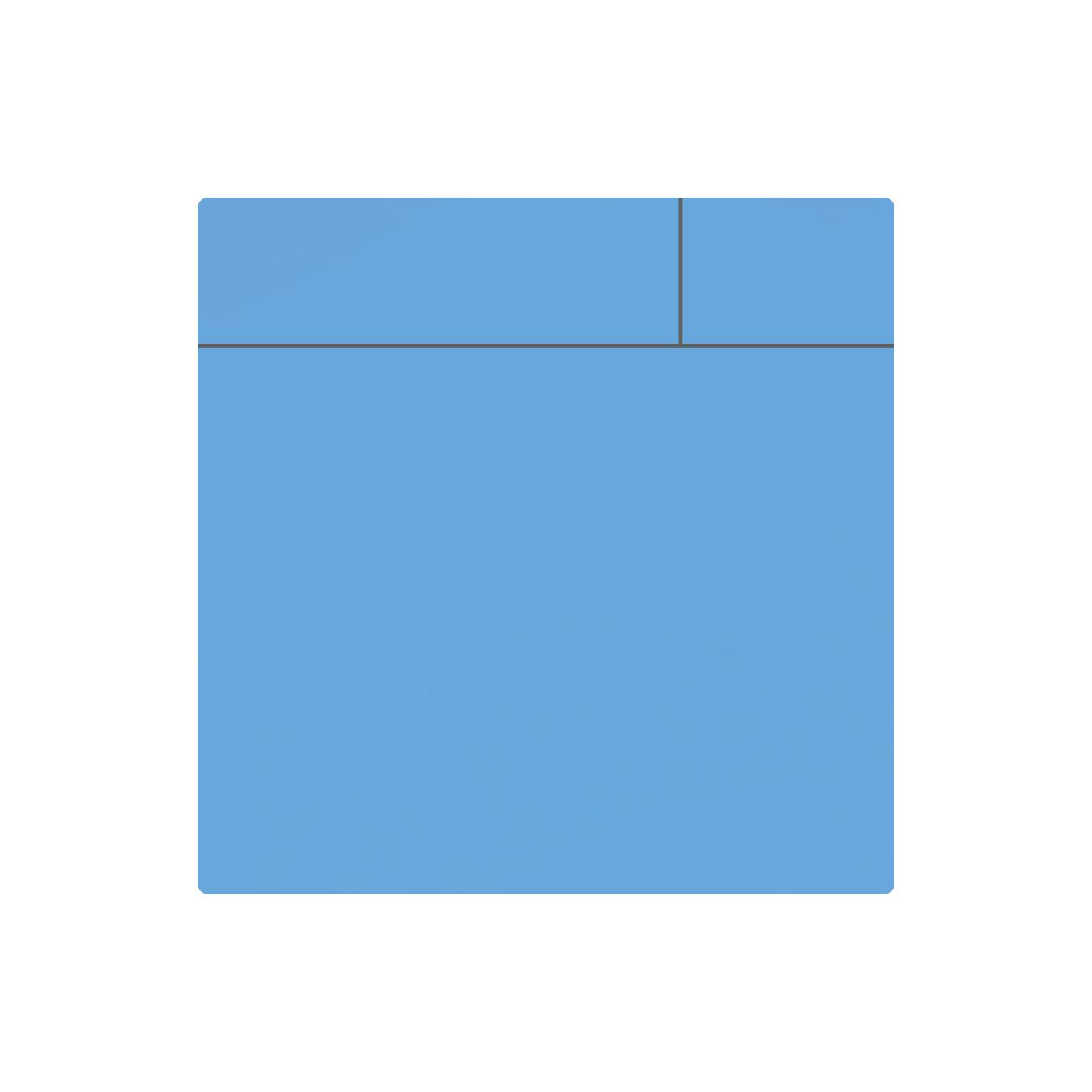 MagFlex® 75 x 75 x 0,85mm Scrumboard-Magnet – glänzende, trocken abwischbare Oberfläche