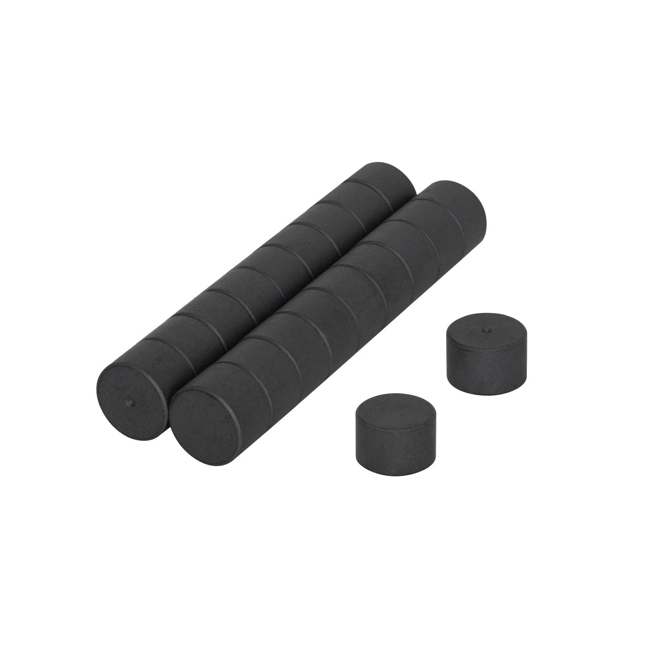 15mm Durchmesser x 10mm dicke Y10 Ferritmagnete - 0,3kg Zugkraft