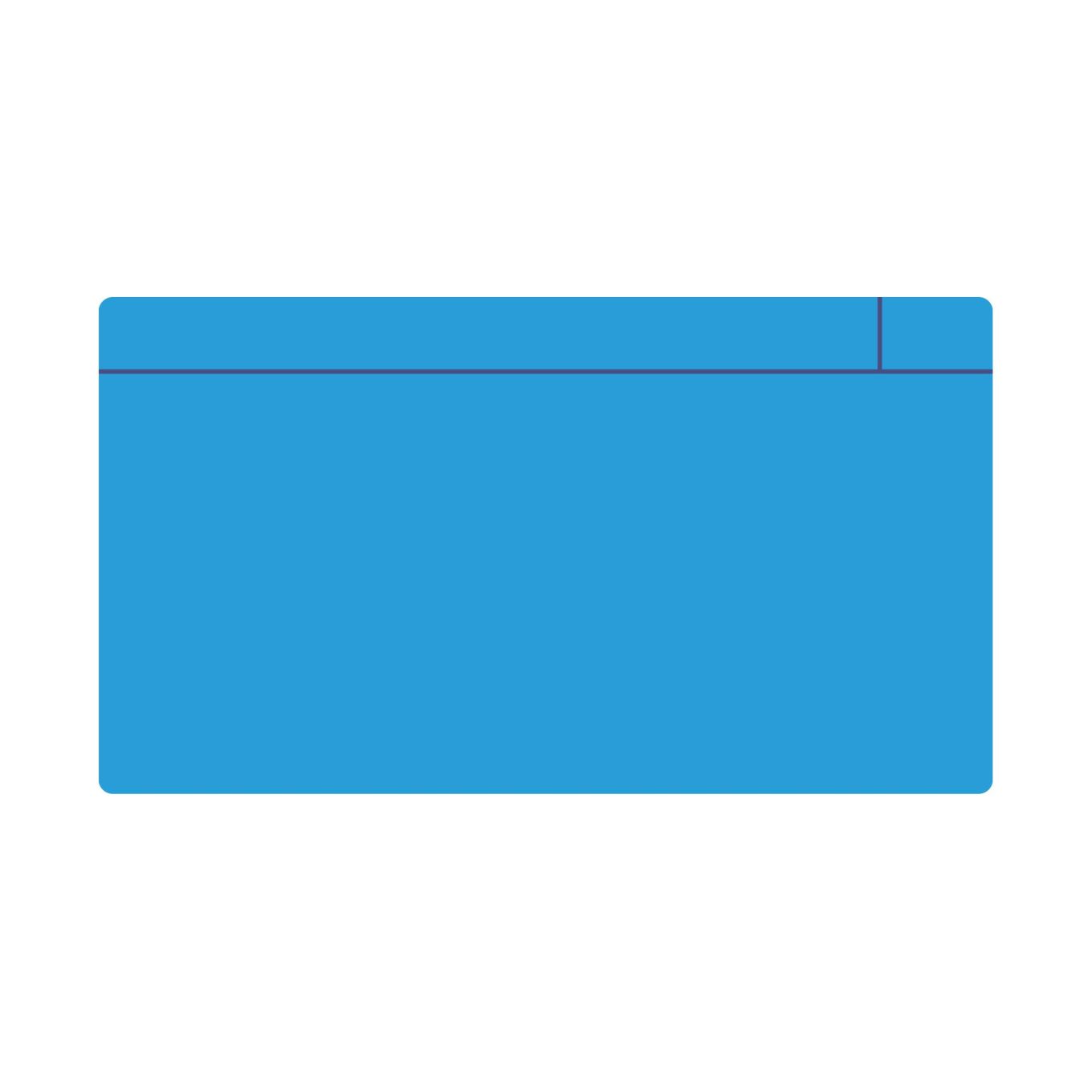MagFlex® 140 x 80 x 0,85mm Scrumboard-Magnet – glänzende, trocken abwischbare Oberfläche