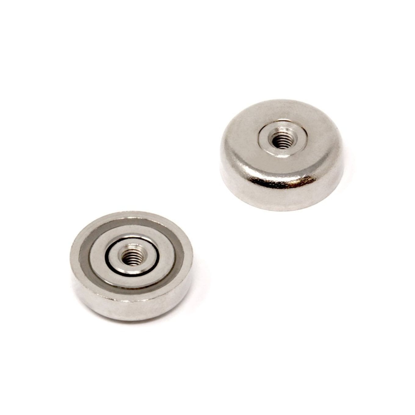 25mm Durchmesser x 8mm thick N42 Neodym-Topf-Magnet mit M5-Innengewinde - 10.5kg Zugkraft