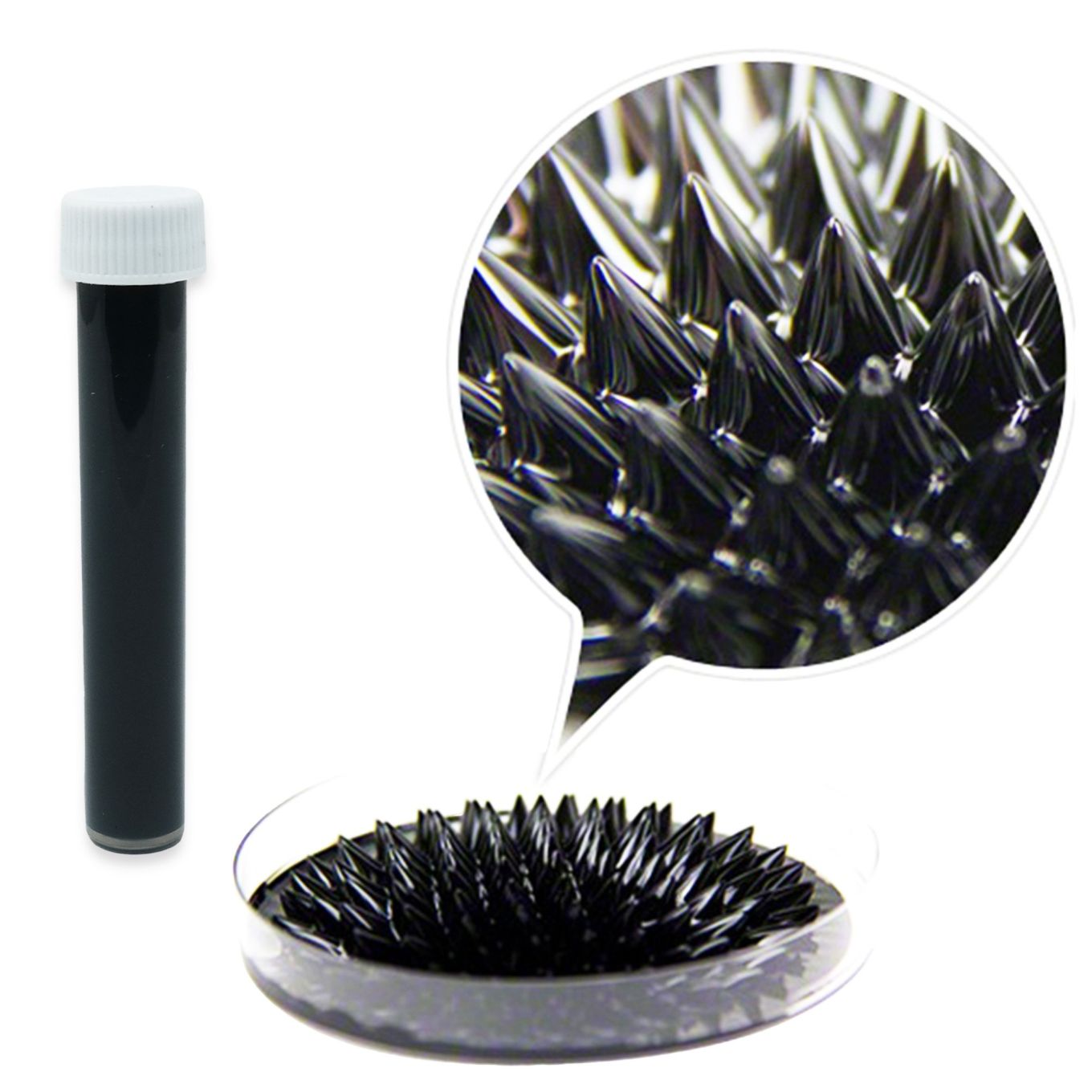 EFH1 Ferrofluid 20ml mit 90mm Petriaschale & Pipette - Wissenschaft & Kunst