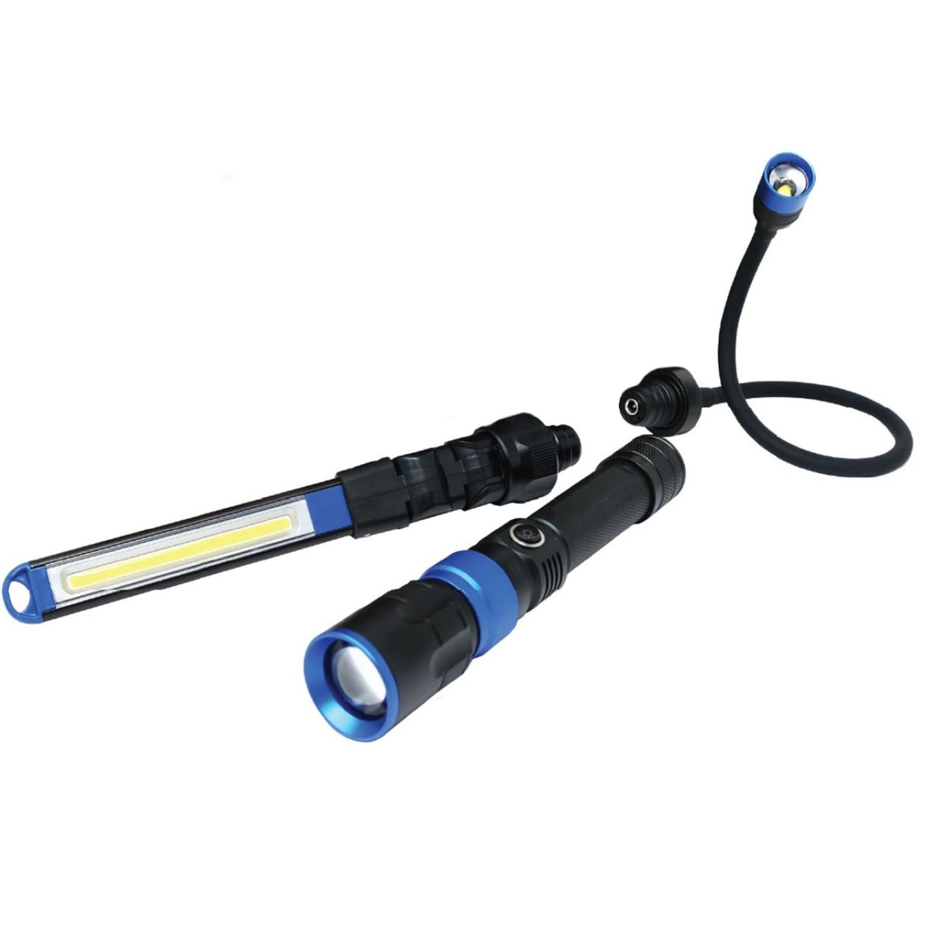 Magnetische Wiederaufladbare Multi-3-in-1-LED-Arbeitsleuchte