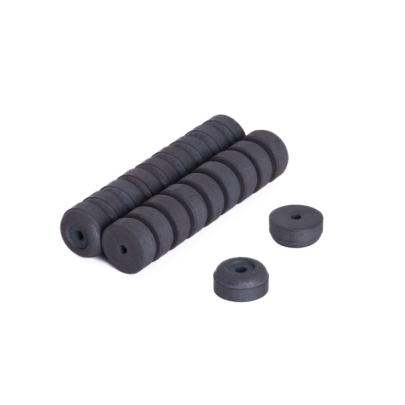 12mm Außendurchmesser. x 2mm Innendurchmesser. x 6mm dicke Y10-Ferritmagnete – 0,1kg Zugkraft