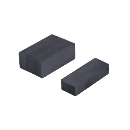 50 x 19 x 10mm dicker Y30BH Ferrit-Magnet - 2.6kg Zugkraft