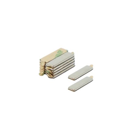 Selbstklebender 20 x 6 x 1,5mm dicker N42-Neodym-Magnet – 1,6kg Zugkraft