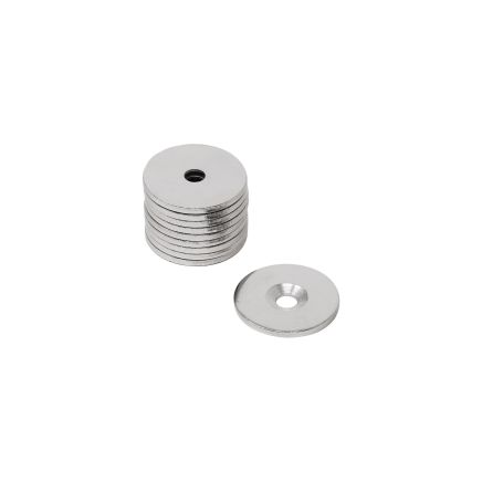 25mm Durchmesser x 2mm Dicke x 5.1mm Versenkte Stahlscheibe