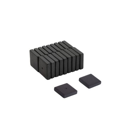 19 x 19 x 5mm dicke Y10 Ferritmagnete - 0,43kg Zugkraft