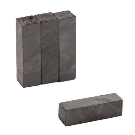 7 x 7 x 25mm dicker Y30BH Ferrit-Magnet - 0,23kg Zugkraft