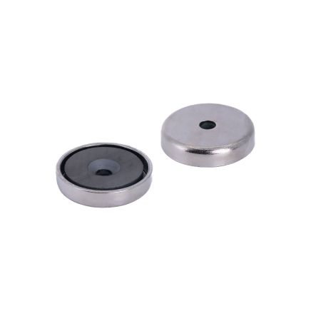 32mm Durchmesser x 7mm Dicke x 5mm mit Senke Ferrit Y30BH Topfmagnet – 6,9kg Zugkraft