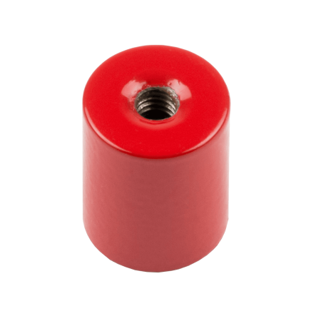 12,7mm Durchmesser x 15,9mm dicker Alnico 5 Deep Pot Magnet mit M4-Gewindeloch – 2kg Zugkraft