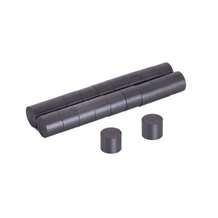 12mm Durchmesser x 10mm dicke Y10 Ferritmagnete - 0,2kg Zugkraft