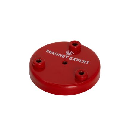 76mm Durchmesser x 12,5mm dicker Ferrit-Napftopfmagnet mit M6-Gewindeloch – 33kg Zugkraft