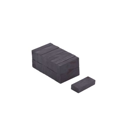 25 x 10 x 5,1mm dicke Y10-Ferritmagnete – 0,52kg Zugkraft