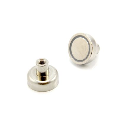 20mm Durchmesser x 15mm Höhe x M4-Gewinde N42 Neodym-Topfmagnet – 18,3kg Zugkraft