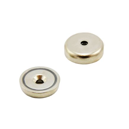 32mm Durchmesser x 8mm Dicke x 5,5mm mit N42-Neodym-Topfmagnet – 44kg Zugkraft
