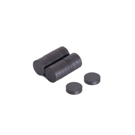 12mm Durchmesser X 3mm dicker y30 Ferritmagnet - 0,1kg Zugkraft