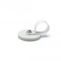 43mm Durchmesser X 6mm Hohes Gummi Kabel Kabelhaltermagnet Mit 25,4mm Kabelclip - 8kg Zug
