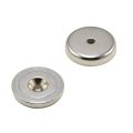 40mm Durchmesser x 7,5mm Dicke x 6mm mit N42-Neodym-Topfmagnet – 64kg Zugkraft