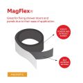 MagFlex® A5 Flexible Magnetfolie – 3M selbstklebend