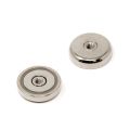 32mm Durchmesser x 8mm dicke N42 Neodym-Topf-Magnet mit M6-Innengewinde - 30kg Zug