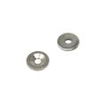 15mm Durchmesser x 2mm dick x 4,2mm c / becken vernickelt milde Stahlscheibe