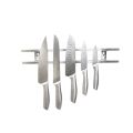 Magnetischer Messerständer mit 5 Hakenbefestigungen Silber