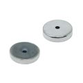 40mm Durchmesser X 8mm dick x 5mm c / sink Ferrit Y30BH Topfmagnet - 15kg Zugkraft