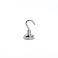 Neodym-Klemmmagnet mit 20mm Durchmesser und M4-Haken oder Ringschraube – 16,5kg Zugkraft