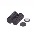 25mm Durchmesser X 5mm Dicke, Y10-Ferritmagnet mit klebendem Schaumstoffpad - 0,6kg Zugkraft