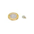 6mm Durchmesser x 1mm N35 Neodym EasyPeel Klebemagnet – 0,33kg Zugkraft