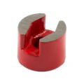 12,5mm Durchmesser x 9,5mm dicker Alnico-Knopfmagnet mit zentralem Loch mit 4,5mm Durchmesser – 0,7kg Zugkraft