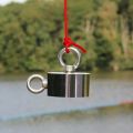 48mm Durchmesser x 18mm N42 Neodym-Topfmagnet mit 2 x M8-Ringschrauben + 10 m Seil – 80kg Zugkraft
