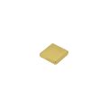 5 x 5 x 1,2mm dicker N50-Neodym-Magnet – 0,4kg Zugkraft (vergoldet)
