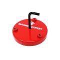 (Seconds) 100mm Durchmesser x 15mm dicker Ferrit-Napftopfmagnet mit M6-Gewindeloch – 55kg Zugkraft
