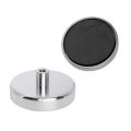 80mm Durchmesser x 32mm Höhe x M10-Gewinde Ferrit-Topfmagnet – 60kg Zugkraft