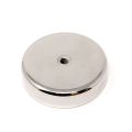 75mm Durchmesser x 18mm dicker N42-Neodym-Topfmagnet mit M10-Innengewinde – 200kg Zugkraft