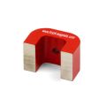 Kleiner, roter Alnico-Hufeisenmagnet - 4.5kg Zugkraft