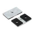 100 x 60 x 7mm dickes Neodym-Magnetkissen mit Haken - 17.5kg Zugkraft