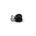 22mm Durchmesser X 6mm Hohes Gummi Kabel Kabel Haltungsmagnet Mit 8mm Gummiklemme - 4,3kg Zug
